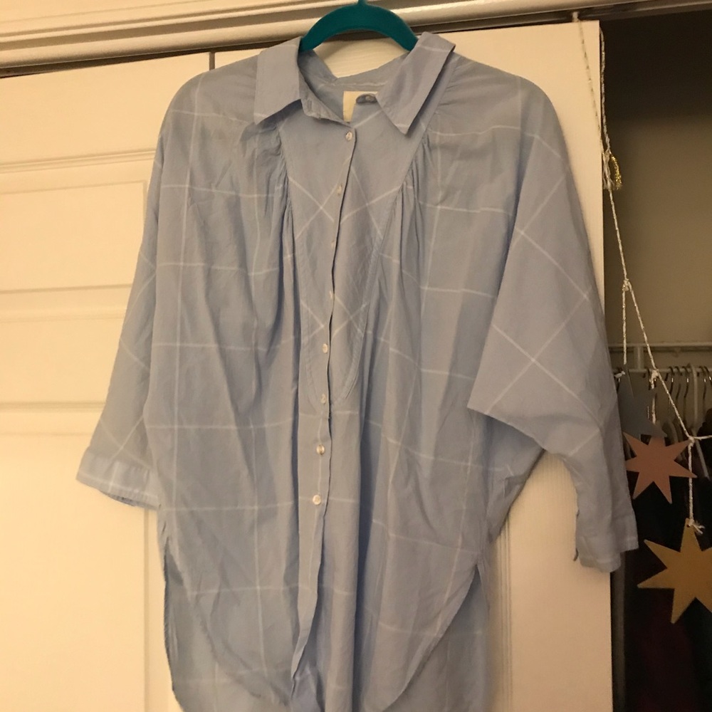 Anthropologie (Maeve) dolman sleeve button up top